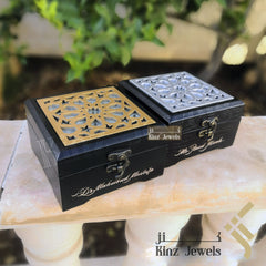 Handcrafted Solid Wooden Arabian Pattern Box