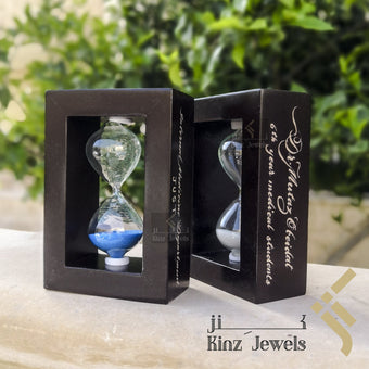 kinzjewels - Personalized Wooden Hourglass Sand Watch