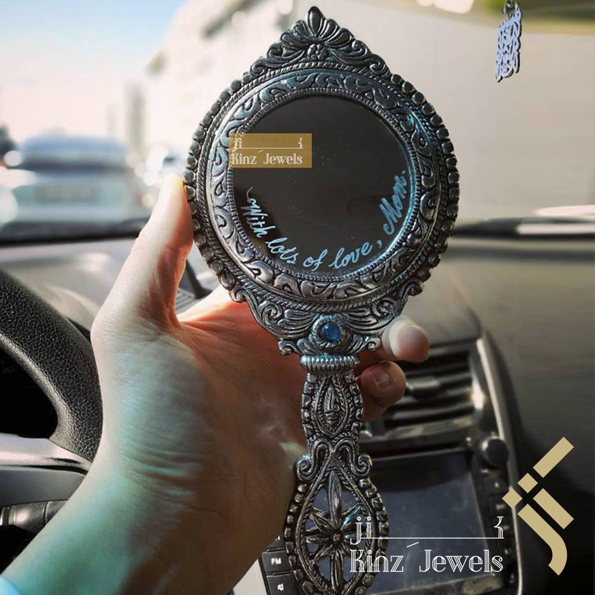 kinzjewels - Personalize Solid Alloy High Quality Mirror Double Face