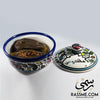 kinzjewels - Rassme - Handmade High Quality Palestinian Floral Ceramic Makdous Bowl