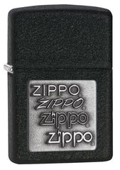 Black Crackle Silver Zippo Logo - Zippo Lighters In Jordan - in Jordan