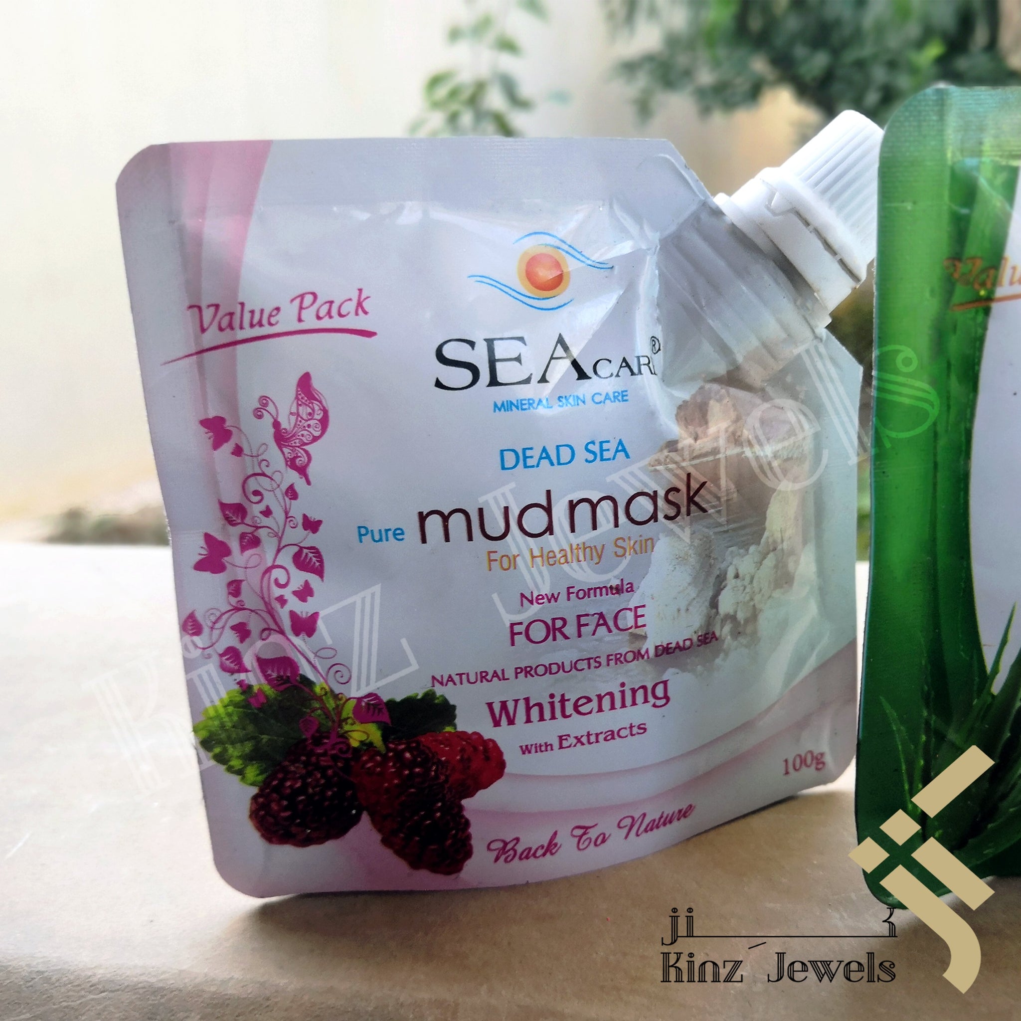 kinzjewels - Dead Sea Pure Mulberry Mud Mask For Healthy Skin Natural Whitening Face