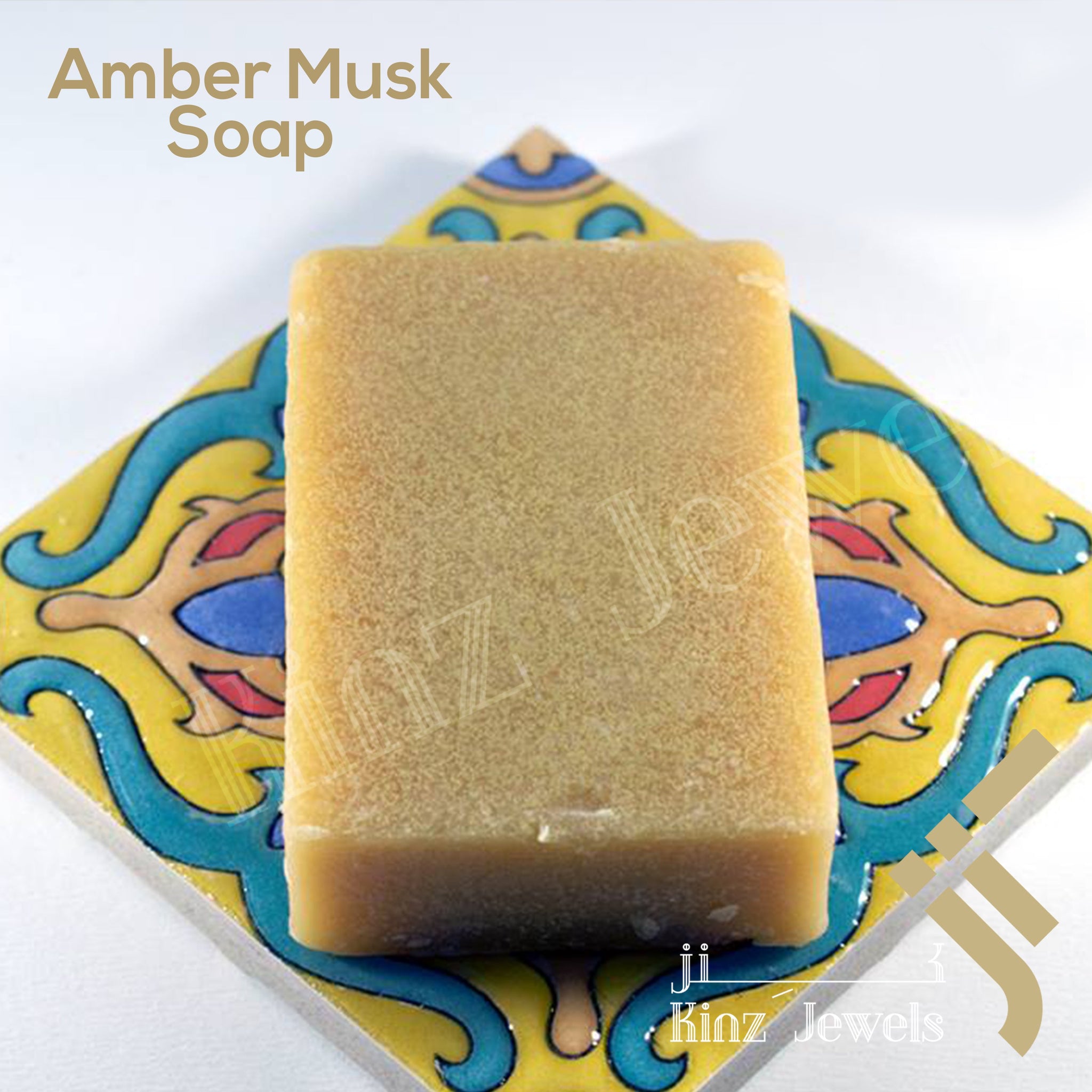 kinzjewels - Amber Soap Bar With Dead Sea Minerals