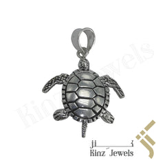 Sterling Silver Handcrafted Turtle Movable Pendant
