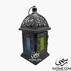 Candle House Arabian Glass Lantern Desk