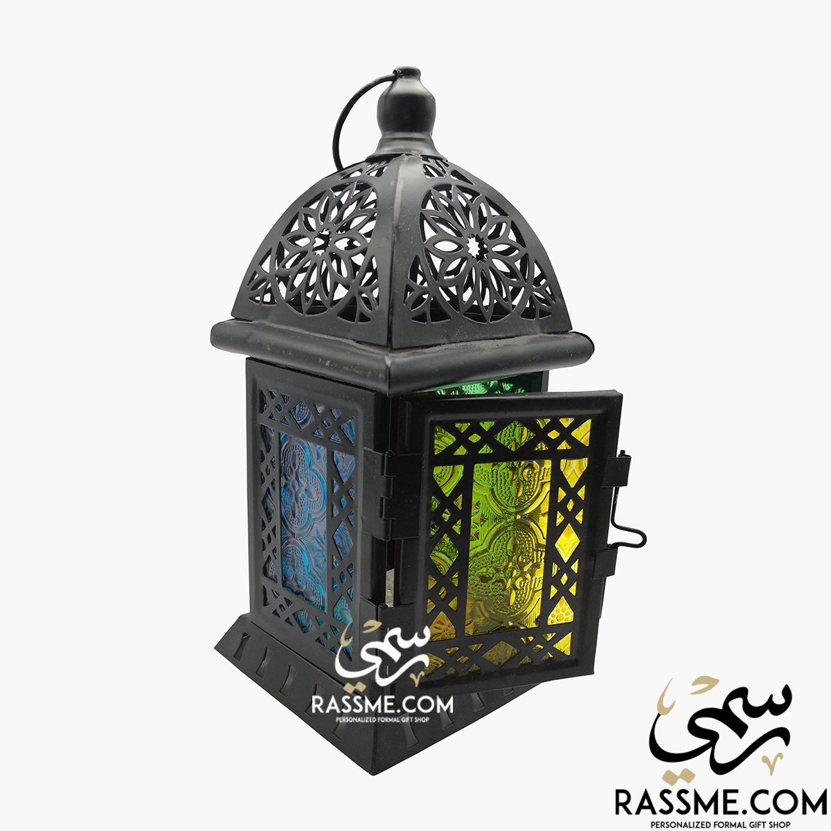 Candle House Arabian Glass Lantern Desk