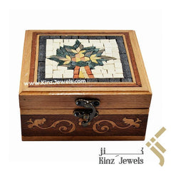 Kinz Mosaics Tree of Life Wooden Box