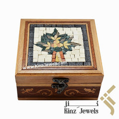 Kinz Mosaics Tree of Life Wooden Box