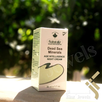 kinzjewels - Age Intelligence Night Cream Natural From The Dead Sea Minerals All Skin Types 50ml e 1.7 oz.