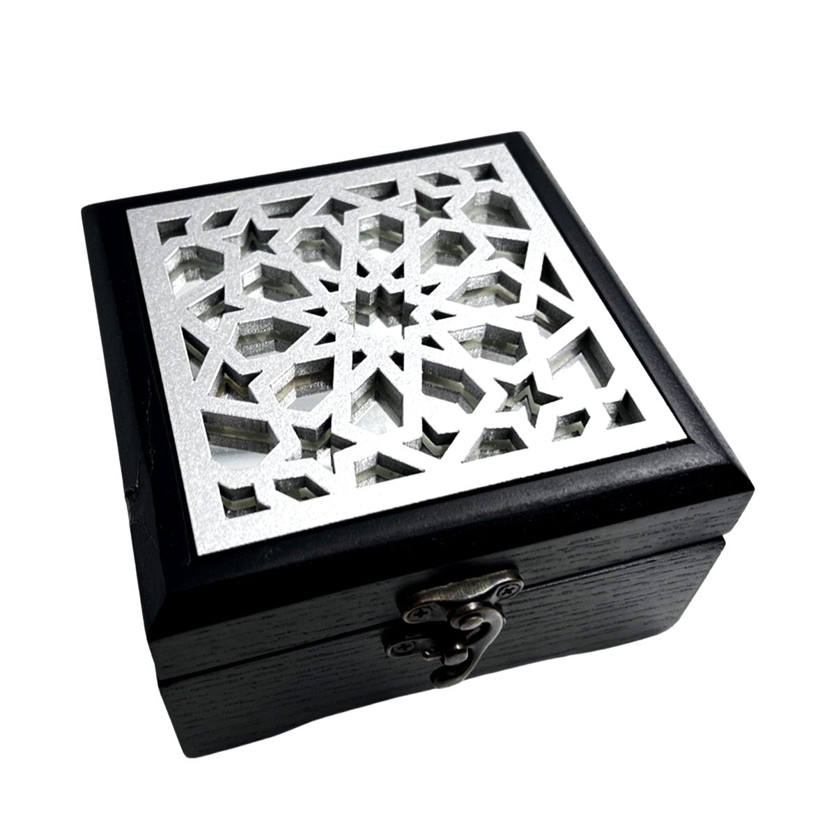 Handcrafted Solid Wooden Arabian Pattern Box
