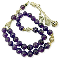 Prayer Beads Premium Amethyst Gemstone