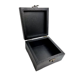 Personalized Metallic Antique Pattern Wooden Box