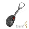 Handcrafted Antique Silver With Agate Stone Keychain - al-Falaq